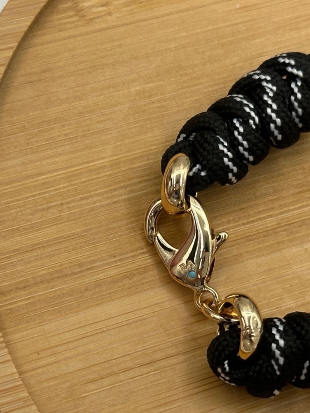 Roxanne Assoulin The Super Size Happy Cord Bracelet Black - Picture 3 of 3